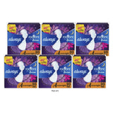 Always Radiant Overnight Sanitary Pads with Wings - Scented - Size 4 - (Pack of 6)