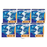 Always Infinity Feminine Pads with wings Size 4 Overnight Absorbency Unscente (Pack of 6)
