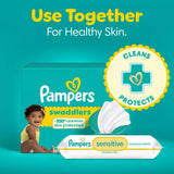 Pampers Swaddlers Sensitive Disposable Diapers - Size 3 -(Pack of 4)
