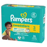 Pampers Swaddlers Sensitive Disposable Diapers - Size 3 -(Pack of 4)