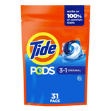 Tide Pods Laundry Detergent Pacs - Original - 25/31ct 27.68 oz (Pack of 4)