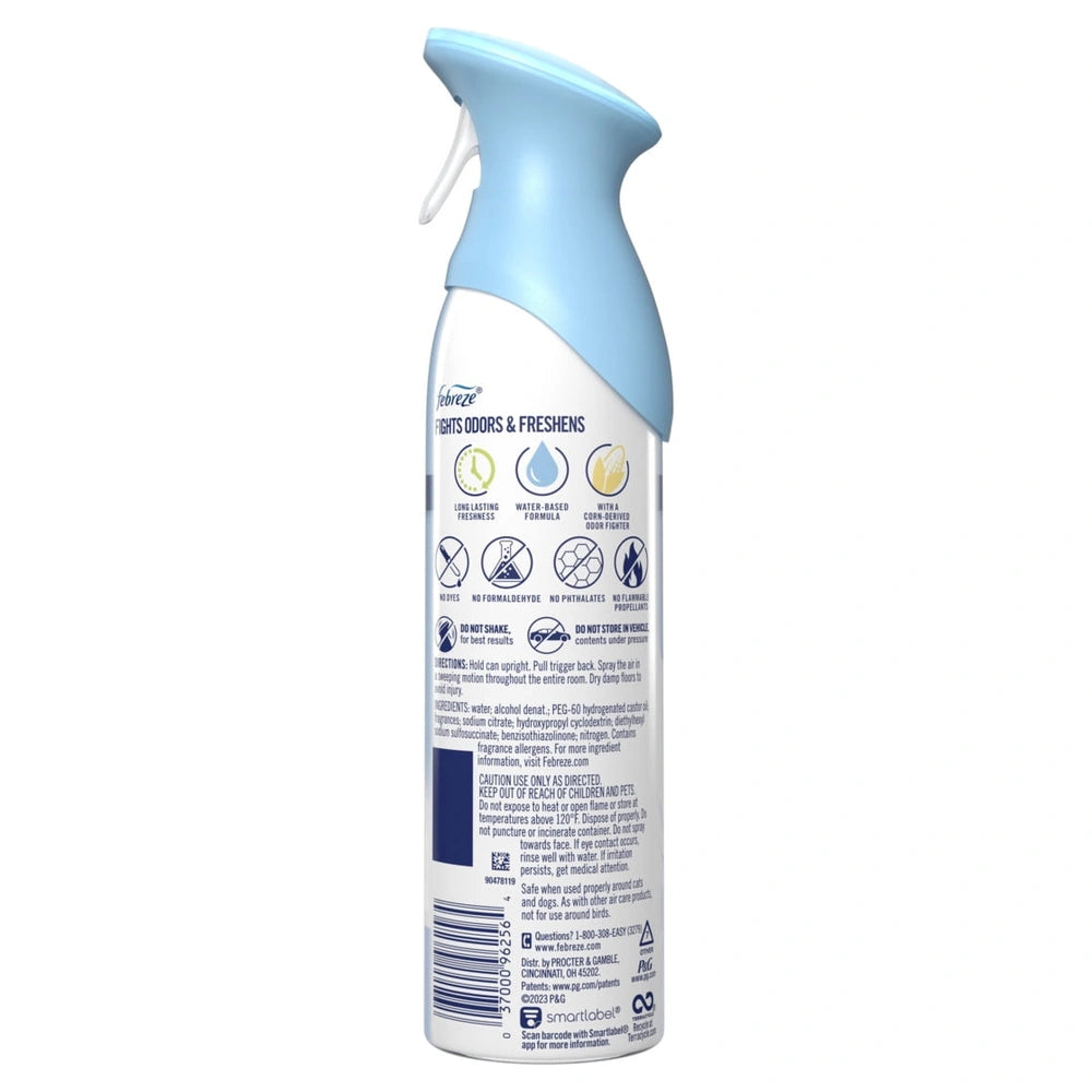 Febreze Odor-Fighting Air Freshener Linen & Sky 8.8oz (Pack of 6)