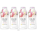Olay Fresh Outlast Women s Body Wash White Strawberry & Mint 22 fl oz(Pack of 4)