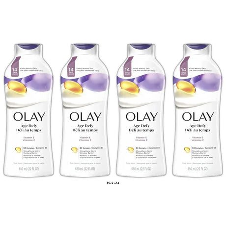 Olay Age Defying Body Wash for Women Vitamin E 22 fl oz (Pack of 4)
