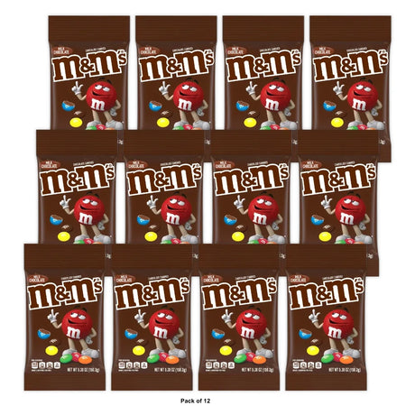 M&amp;M's Milk Chocolate - 5.3oz (Pack of 12)