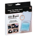 Mask Case Holder Antibacterial Vault Sani Gear Mask Vault (Pack of 6)
