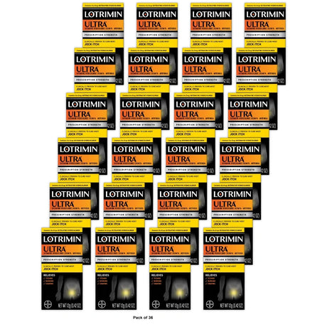 Lotrimin Ultra Antifungal Cream Jock Itch Treatment - 0.42 Oz (Pack Of 36)