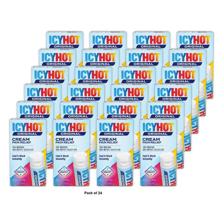 Icy Hot Menthol / Methyl Salicylate Topical Pain Relief Chattem Inc 04116700883 1.25 Oz (Pack of 24)