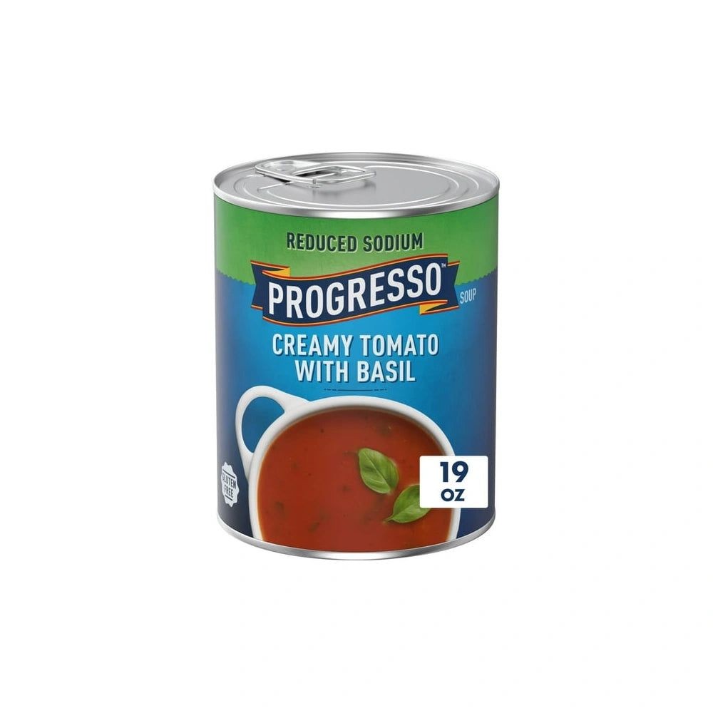 Progresso Heart Healthy Soup, Creamy Tomato Basil, 19 OZ (Pack of 12)