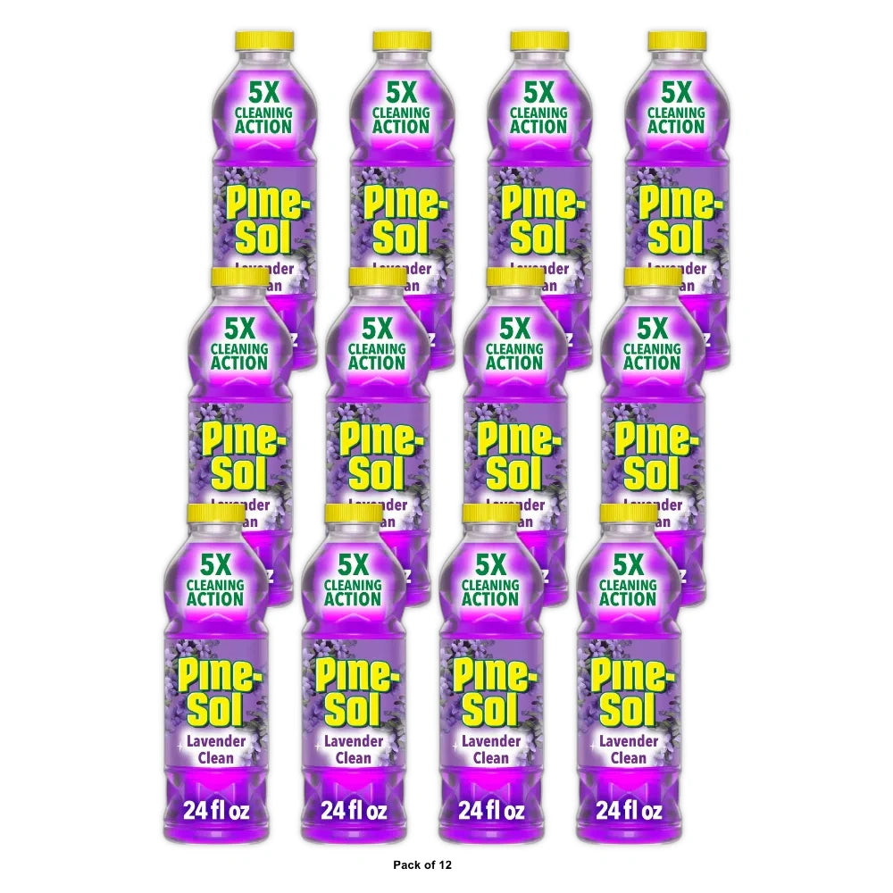 Pine-Sol Lavender Clean All Purpose Cleaner - 24 FL OZ(Pack of 12)