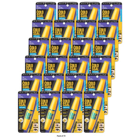 Maybelline Volum' Express - The Colossal Waterproof Mascara Classic Black 0.27 Oz (Pack of 72)