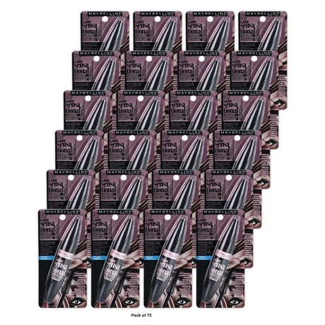 Maybelline Lash Sensational Luscious Waterproof Mascara, Very Black, 0.3 Oz (Pack of 72)