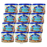 Blue Diamond Almonds, Roasted Salted Snack Nuts, Can 6 OZ (Pack of 12)