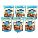 Blue Diamond Roasted Almonds Salted Bag 16 oz (Pack of 6)