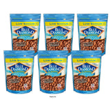 Blue Diamond Almonds Low Sodium Lightly Salted Snack Nuts, Resealable Bag 16 oz (Pack of 6)