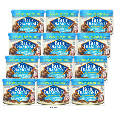 Blue Diamond Almonds Lightly Salted - 6 OZ(Pack of 12)