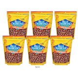 Blue Diamond Honey Roasted Aslmonds 16 Bag 16oz (Pack of 6)