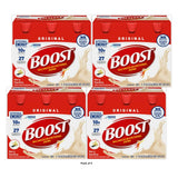 BOOST Original Balanced Nutritional Drink Very Vanilla 10 g Protein 6 - 8 fl OZ (Pack of 4)