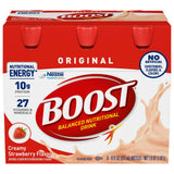 Boost Complete Nutritional Drink, Creamy Strawberry, (Pack of 4)