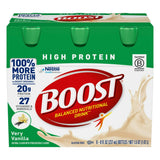 BOOST High Protein Nutritional Drink Very Vanilla 20 g Protein 6 - 8 fl OZ (Pack of 4)