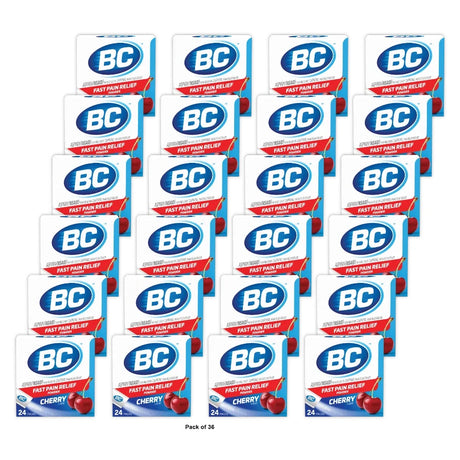BC HEADACHE POWDER CHERRY 24CT (Pack of 36)