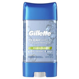 Gillette Antiperspirant Deodorant for Men Clear Gel Power Rush 3.8 OZ (Pack of 12)