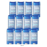 Gillette Antiperspirant and Deodorant for Men - Clear Gel, Artic Ice, 3.8 OZ (Pack of 12)