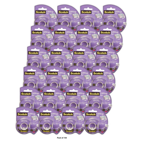 Scotch Gift Wrap Tape-.75"X650 (Pack of 144)
