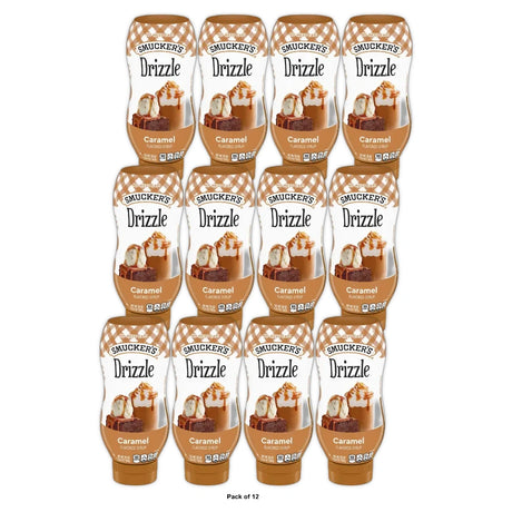 Smucker'S Sundae Syrup Caramel Flavored Syrup, 20 OZ (Pack of 12)