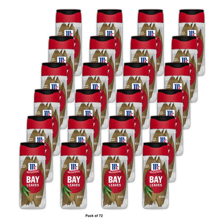 Mccormick No Artificial Flavors Kosher Bay Leaves Bottle 0.12 Oz (Pack Of 72)