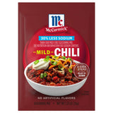 Mccormick 30% Less Sodium Chili Mild Seasoning Mix 1.25 Oz(Pack Of 12)