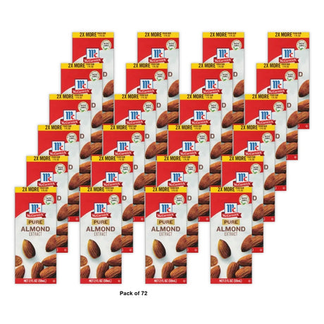 McCormick 2 Pure Almond Extract 2Oz (Pack of 72)