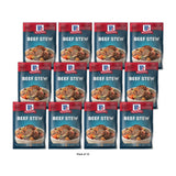 McCormick Classic Beef Stew Seasoning Mix Envelope 1.5 OZ (Pack of 12)