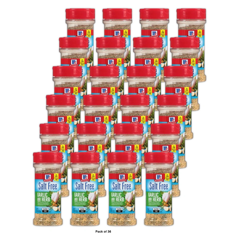 McCormick Salt & Gluten Free Garlic & Herb Seasoning - 4.37oz (Pack of 36)