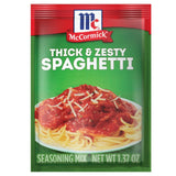 McCormick Spaghetti, Thick & Zesty, 1.37 OZ (Pack of 12)