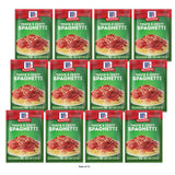 McCormick Spaghetti, Thick & Zesty, 1.37 OZ (Pack of 12)