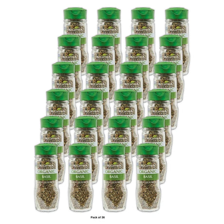 McCormick Gourmet - Organic Basil Leaves 0.55 oz (Pack of 36)