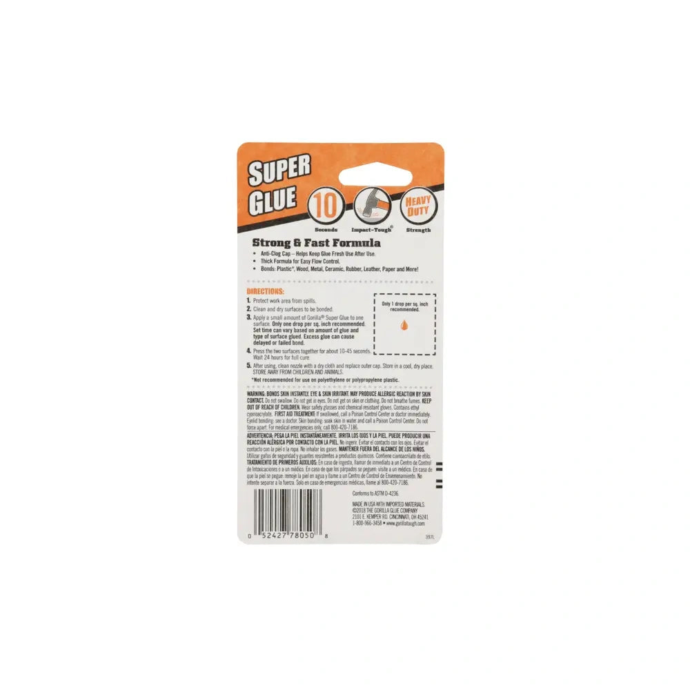 15g Gorilla Super Glue 12.8 OZ (Pack of 6)