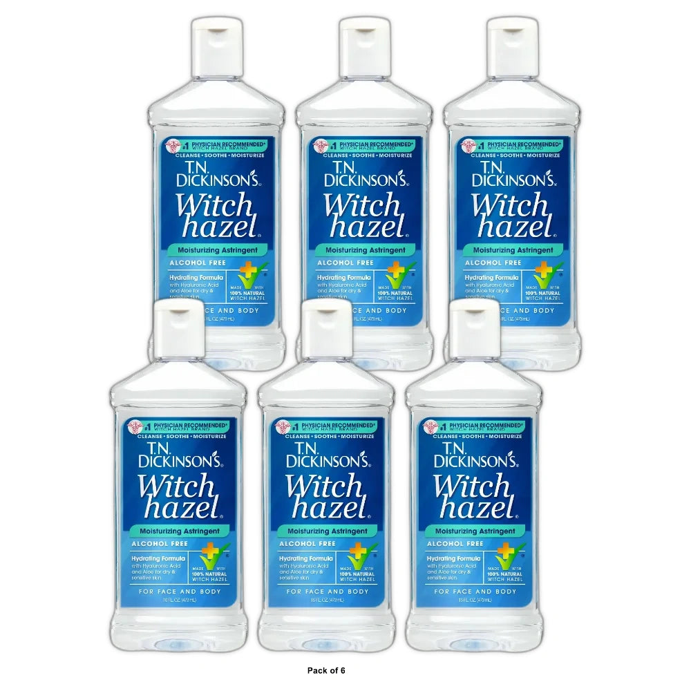 T.N. Dickinson s Witch Hazel Moisturizing Astringent 16 fl oz (Pack of 6)