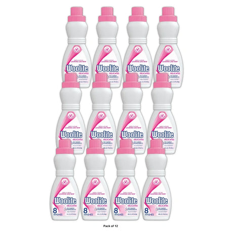 Woolite Delicates Hypoallergenic Liquid Laundry Detergent 8 Loads Hand & 16 fl oz (Pack of 12)