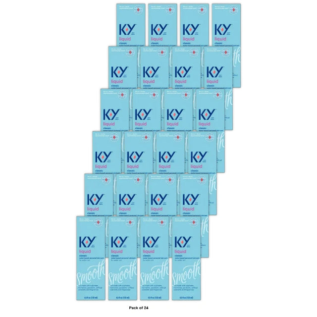 K-Y Liquid Personal Liquid Lube - 4.5 fl Oz (Pack of 24)