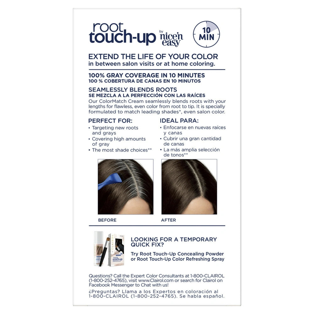 Clairol Root Touch-Up Permanent Hair Color - 2 Black Hair Dye Kit (Pack of 12)