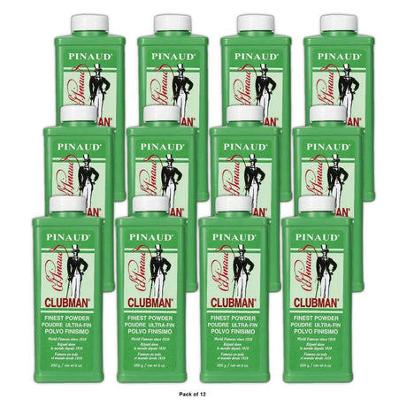 Clubman Pinaud Finest Powder (B006K3SU76) 9 Oz (Pack of 12)