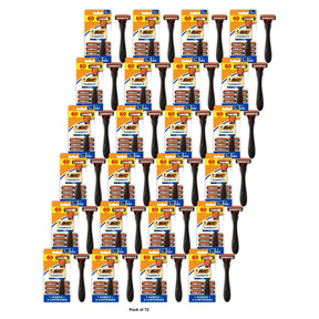 BIC Comfort 3 Refillable Three-Blade Razor 1 Handle and 6 Cartridges 7 Piece R (Pack of 72)