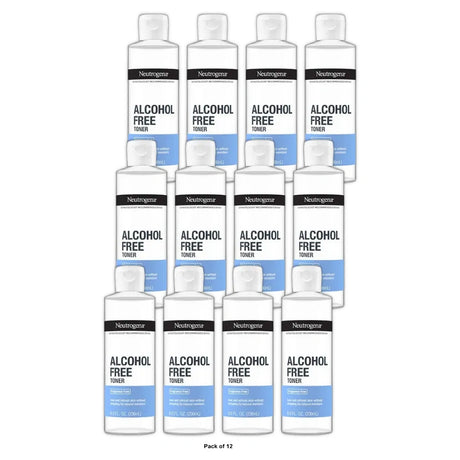 Neutrogena Alcohol-Free Gentle Daily Facial Toner - Fragrance Free 8 fl oz (Pack of 12)