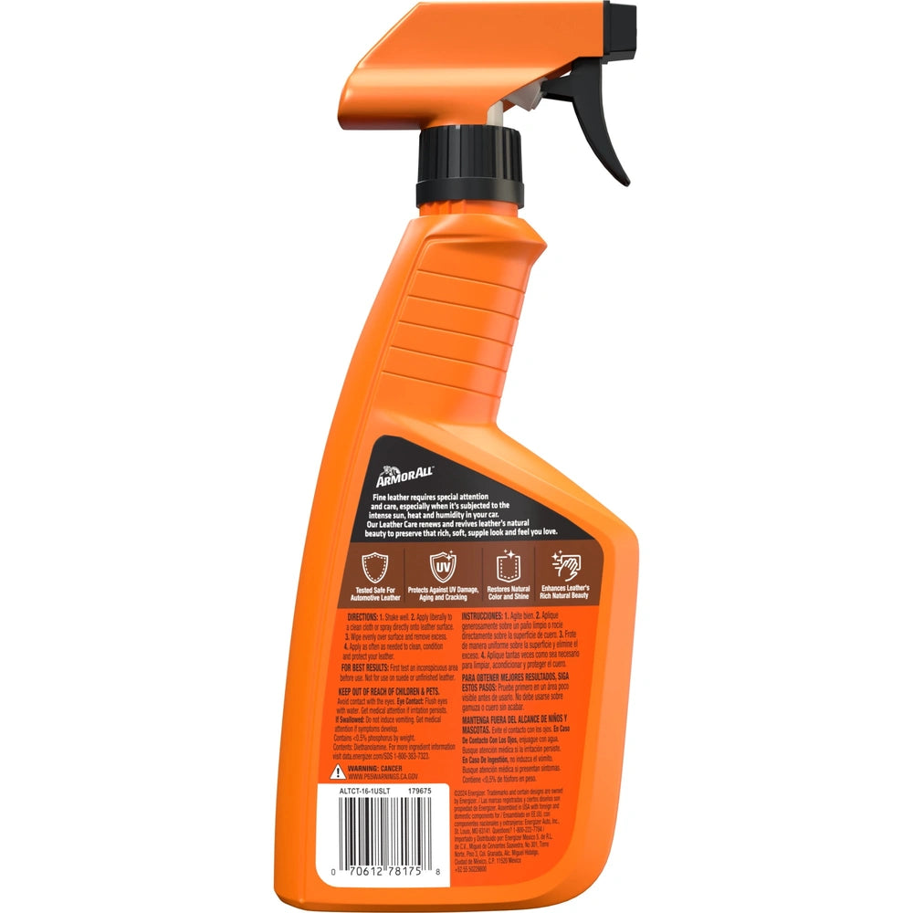 Armor All 16 Leather Care Automotive Protector: Vehicle Leather Conditioner & 16 FL OZ (Pack of 5)