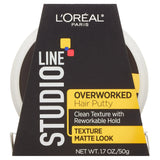 L Oreal Paris Studio Line Overworked Hair Putty 1.7 Oz (Pack Of 6)