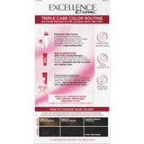 L'Oreal Paris Excellence Triple Protection Permanent Color 1 Black 6.3 fl OZ (Pack of 12)