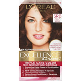 L'Oreal Paris Excellence Triple Protection Permanent Hair Color - 5R 6.3 fl OZ (Pack of 12)