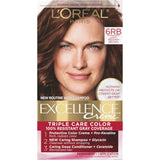L'Oreal Paris Excellence Triple Protection Permanent Hair Color - 6R - 6.3 fl OZ(Pack of 12)